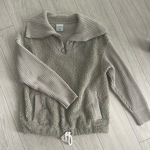 Quarter zip sweater